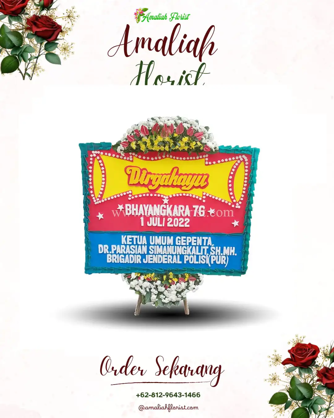 Papan Bunga HUT Ulang Tahun Loksado